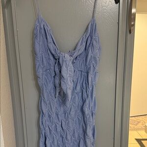 Light Blue Textured Dress